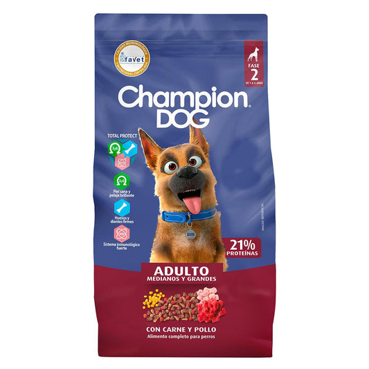 Champion Dog Adulto Carne y Pollo 15 kg
