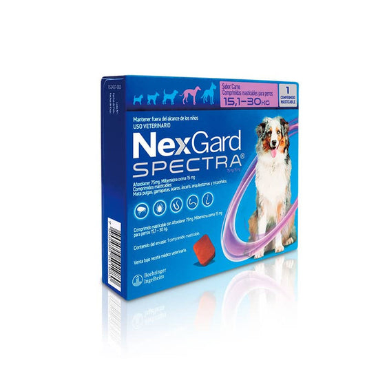 Nexgard Spectra 15 - 30kg 1 Comprimido